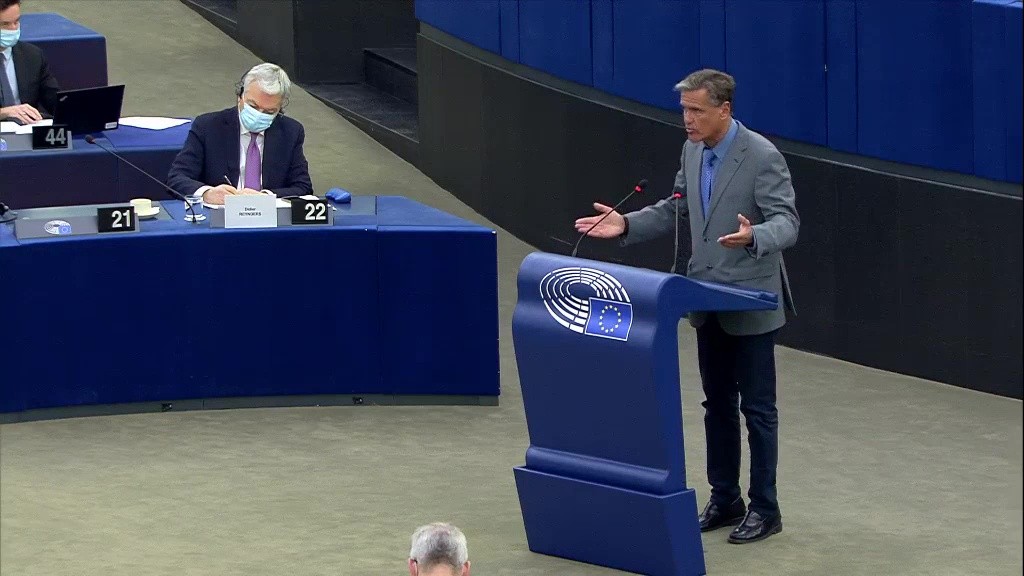 Intervención en el Pleno del Parlamento Europeo en Estrasburgo el 15 febrero