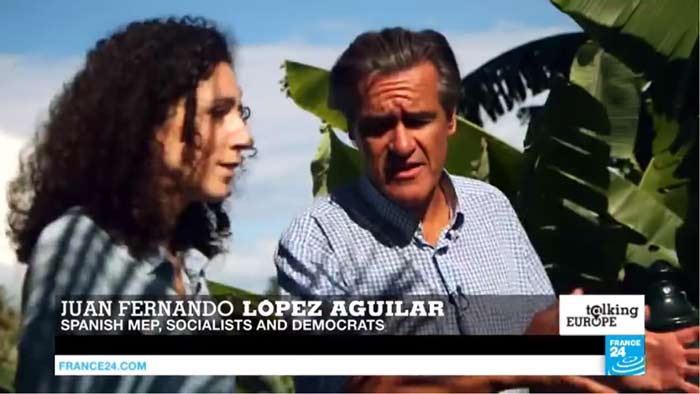 Juan Fernando López Aguilar sobre el plátano canario