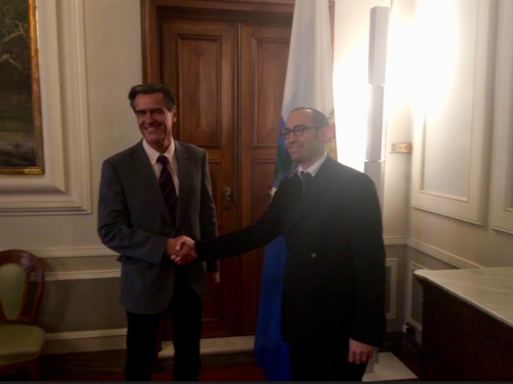 Visita oficial a San Marino como Ponente del Parlamento Europeo del Acuerdo de Asociacion UE/ Microstates; 