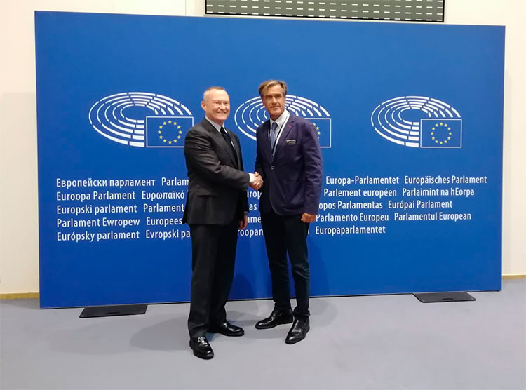 Con Michael O'Flaherty, Director de la Agencia Europea para los Derechos Fundamentales