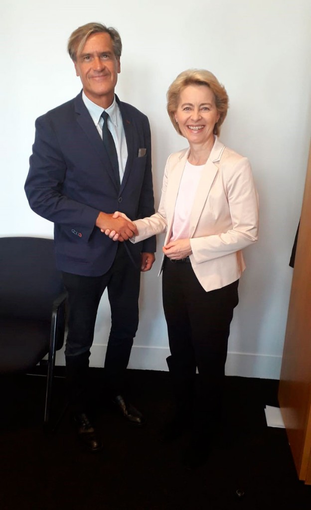 Reunión con la próxima Presidenta de la Comisión Europea, Ursula von der Leyen