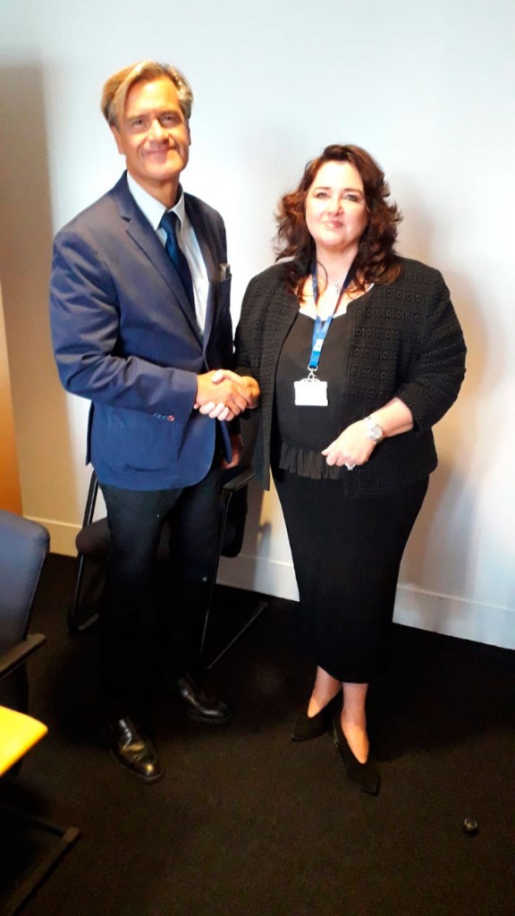 Reunión con la próxima Comisaria Europea de Igualdad, Helena Dalli