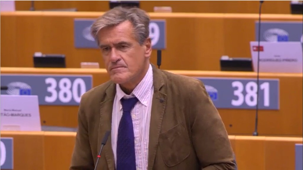 Intervención el 7 octubre en el Parlamento Europeo