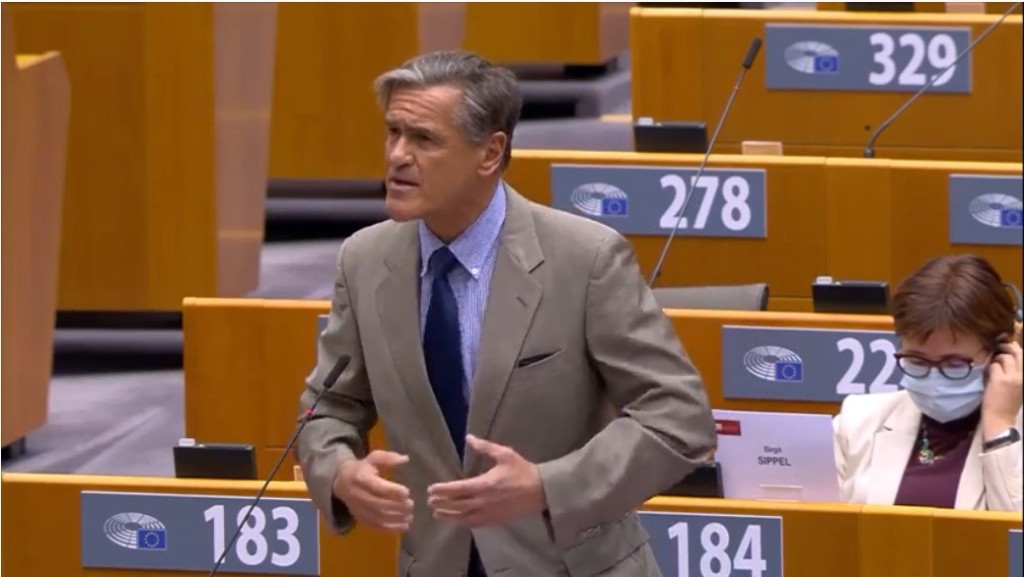 Intervención en el Parlamento Europeo el 24 noviembre