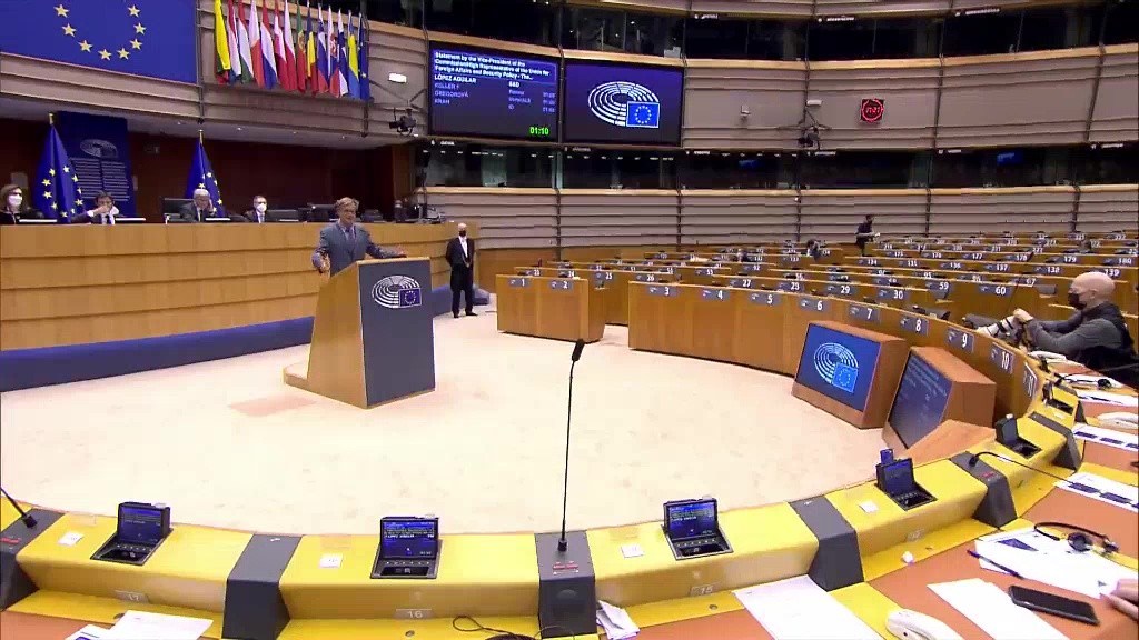 Intervención en el Pleno del Parlamento Europeo el 10 de noviembre