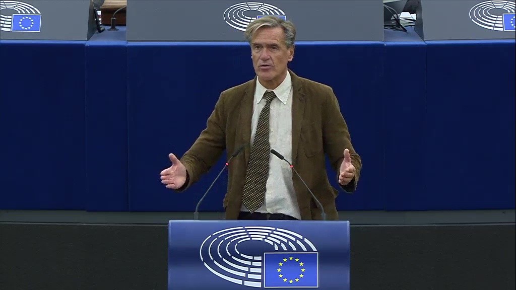 Intervención en el Parlamento Europeo en Estrasburgo el 14 septiembre