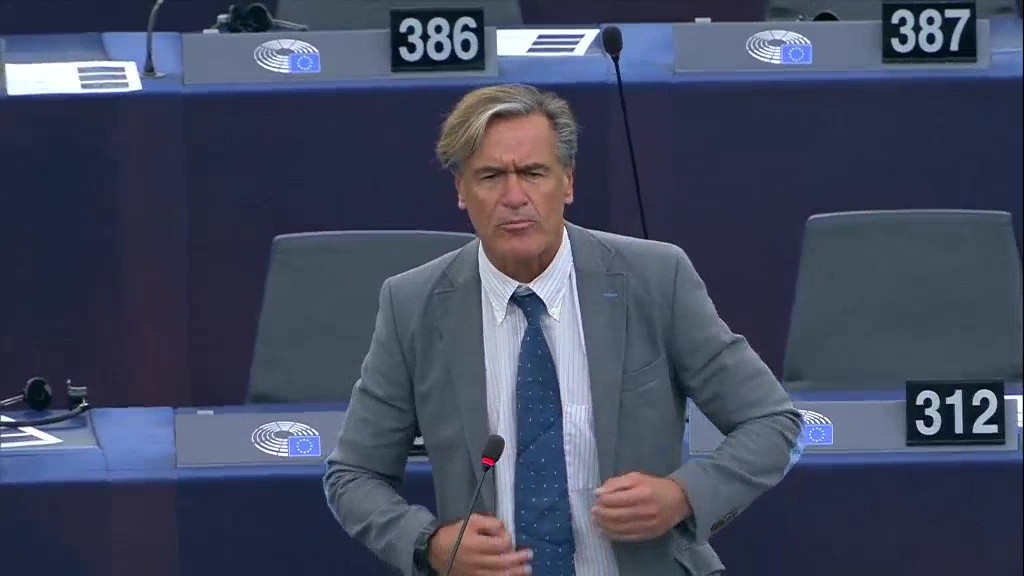 Intervención en el Pleno del Parlamento Europeo el 18 octubre en Estrasburgo