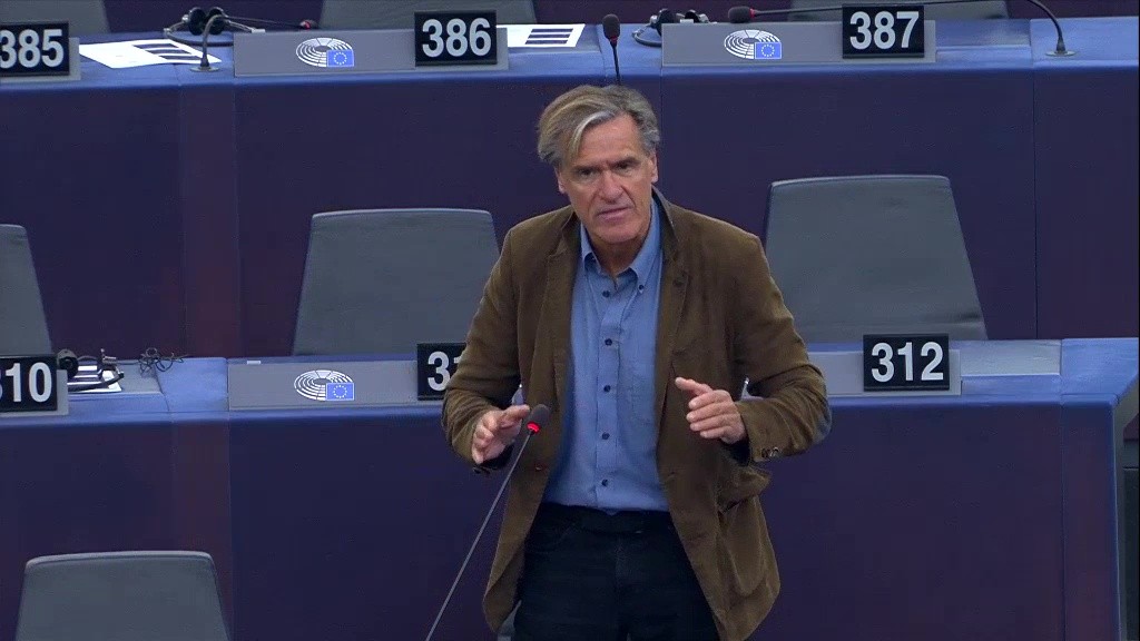 Intervención en el pleno del Parlamento Europeo en Estrasburgo el 19 octubre a las 19:54h