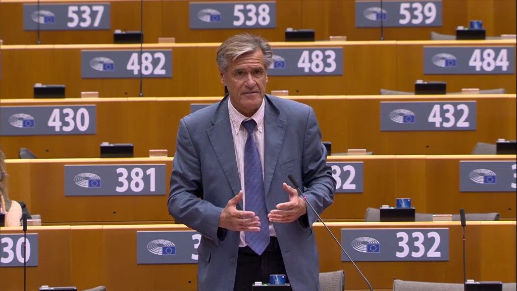 Intervención en el Pleno de Parlamento Europeo el 9 noviembre en Estrasburgo.