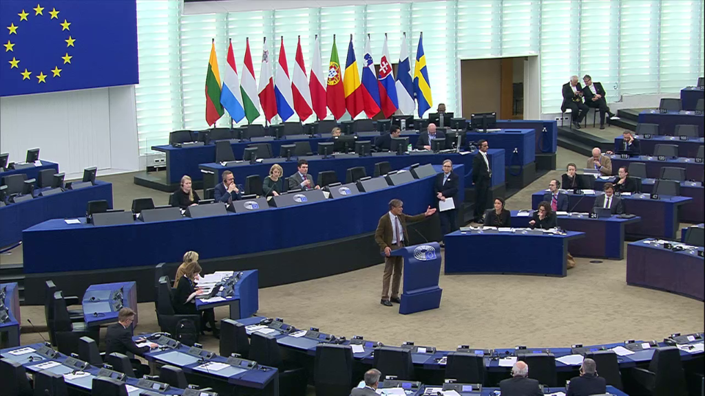 Intervención en el Pleno del Parlamento Europeo en Estrasburgo el 15 febrero a las 16:30