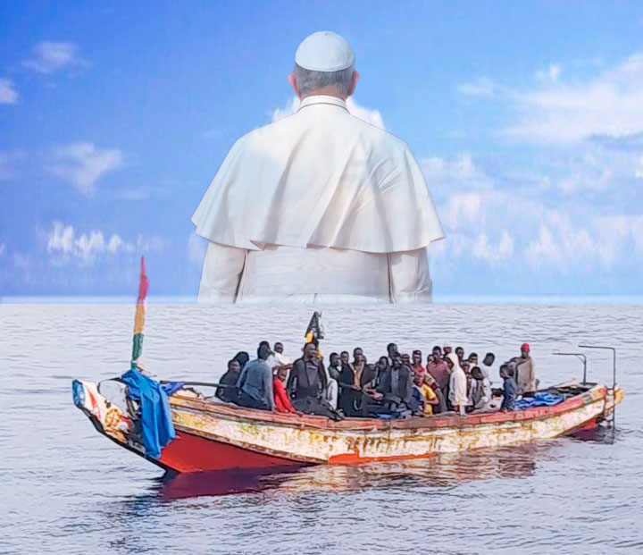 Migraciones: el Papa Francisco contra la 'melonización' de Europa.